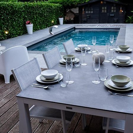 Chez Sabine Et Eric Maison Pour 6 Personnes Avec Piscine Chauffee Andenne Exteriér fotografie