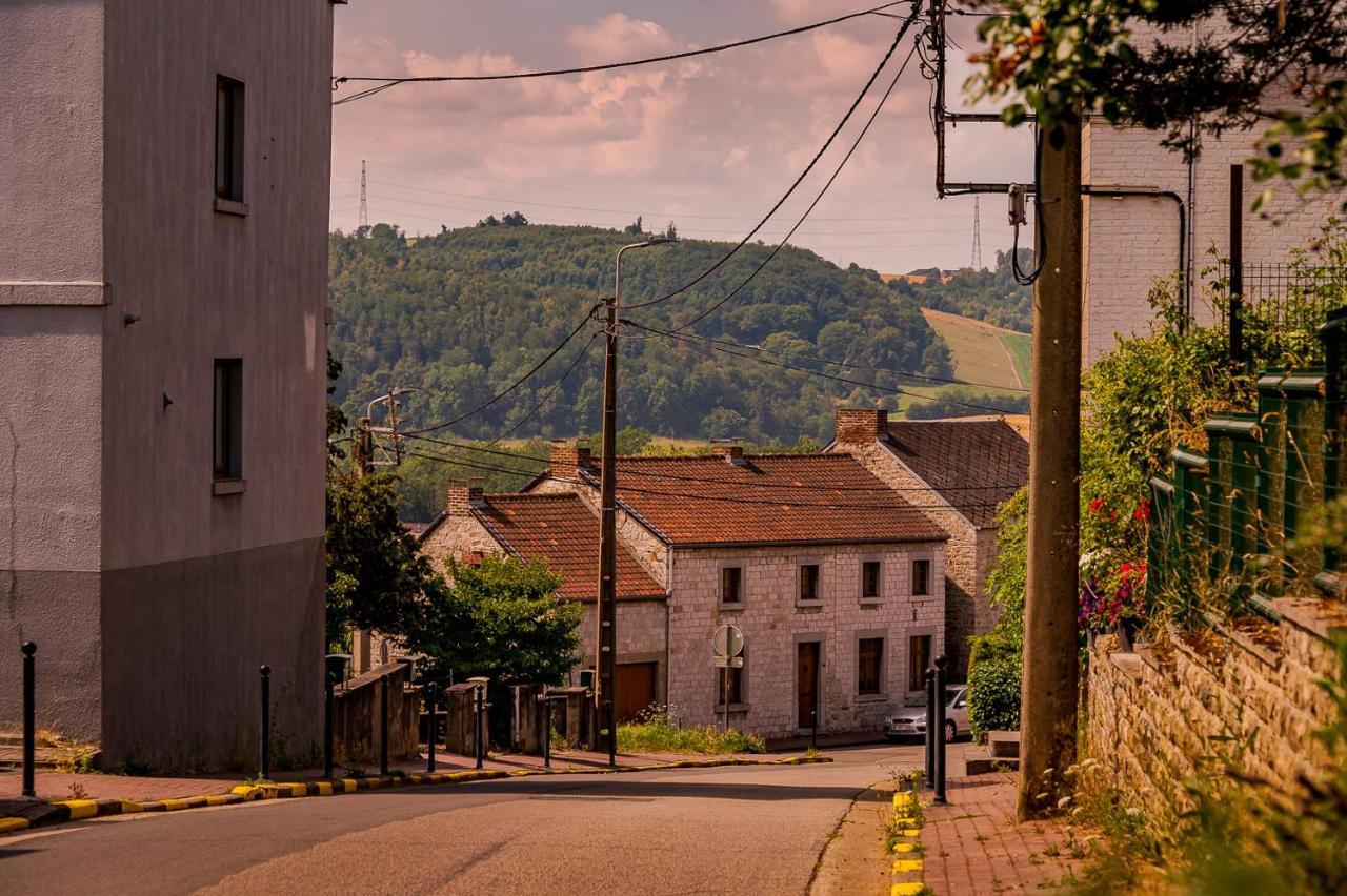 Chez Sabine Et Eric Maison Pour 6 Personnes Avec Piscine Chauffee Andenne Exteriér fotografie